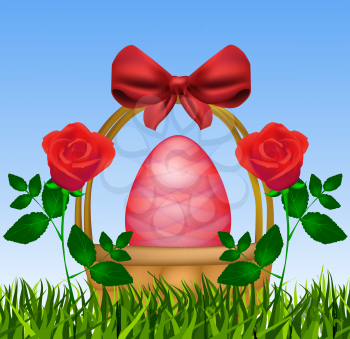 Easter Egg Holiday Background