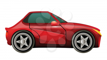Red Sport car icon