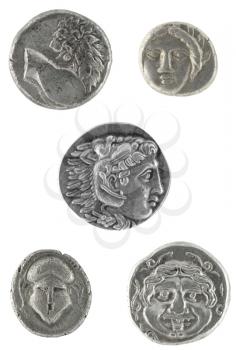 Royalty Free Photo of Ancient Greek Coins