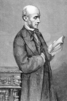 Vincent, Count Benedetti (1817-1900), French diplomat, on engraving from 1870 published in the Graphic.
