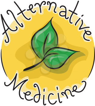 Icon Illustration Representing Alternative Medicine
