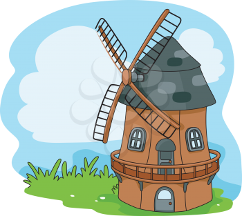 Illustration of a Windmill