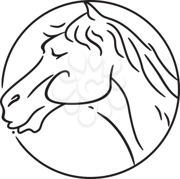 Illustration Symbolizing the Year of the Horse