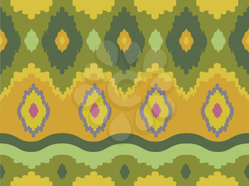 Royalty Free Clipart Image of an Ikat Background