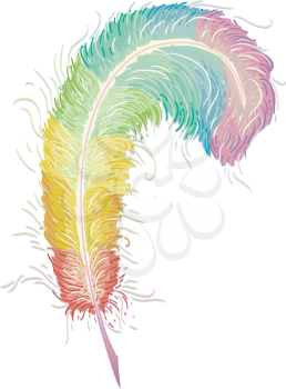 Illustration of Rainbow Quill
