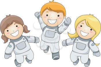 Illustration of Kid Astronauts