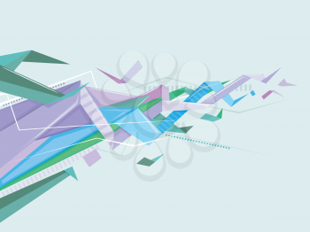 Background Illustration Featuring Abstract Geometric Patterns
