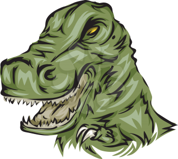 Illustration Featuring a T-Rex