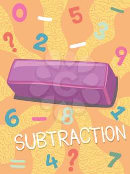 Illustration Featuring the Subtraction Symbol
