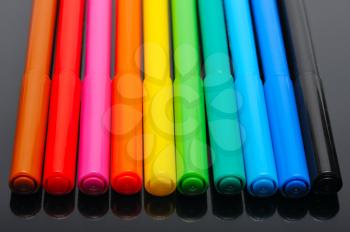 Royalty Free Photo of Coloured Pens