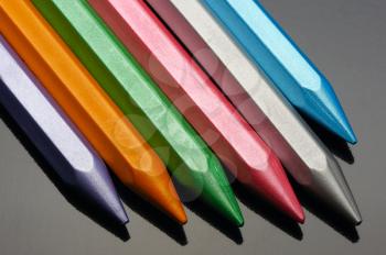 Royalty Free Photo of Wax Pencil Crayons