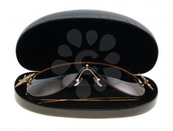Royalty Free Photo of Sunglasses in a Case