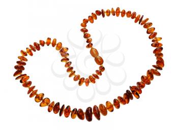 Royalty Free Photo of a Necklace of Brown Stones