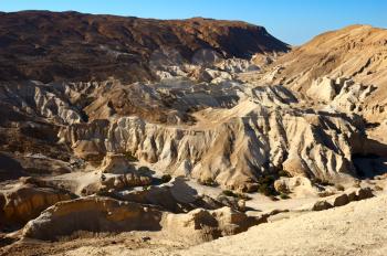 Landscape Judean Desert, near the Dead Sea