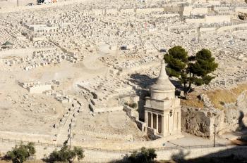 The holy places of the three religions in Israel - Kidron Valley and the Mount of Olives