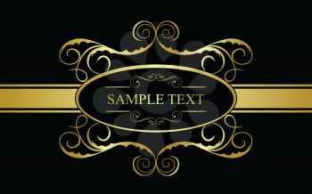 Royalty Free Clipart Image of a Decorative Background 