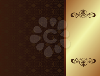 Royalty Free Clipart Image of a Brown Background