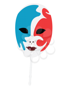 Royalty Free Clipart Image of a Carnival Mask