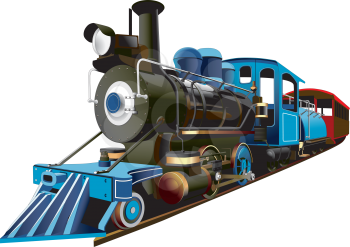 Royalty Free Clipart Image of a Train