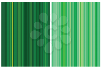 Royalty Free Clipart Image of a Green Striped Background