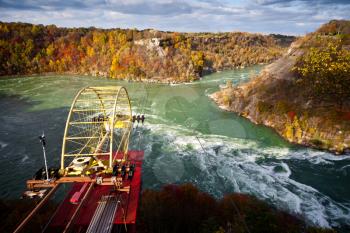 Cable Car Over Niagara River Whirlpool Canada Ontario