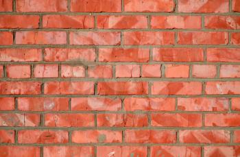 Red Brick Wall - architectural background texture