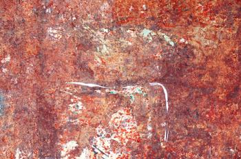 background of old rusty iron sheet