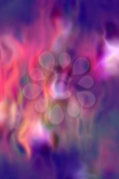 Burning flames of the purplr and blue colors background