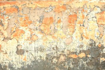 cracked grunge old painted wall background