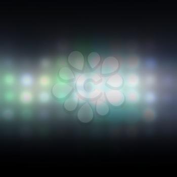 abstract background dots and colored spots of light