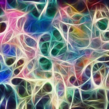 Abstract art backgrounds. digitally-painted background.