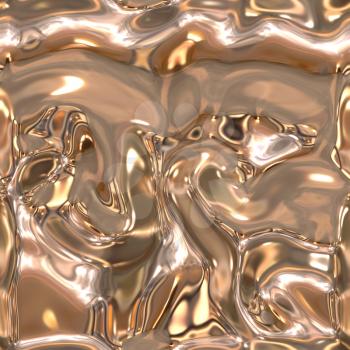 Seamless metallic liquid texture