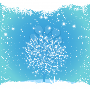 Royalty Free Clipart Image of a Christmas Background