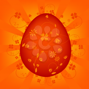 Royalty Free Clipart Image of an Easter Background