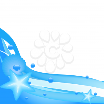 Royalty Free Clipart Image of a Water Background