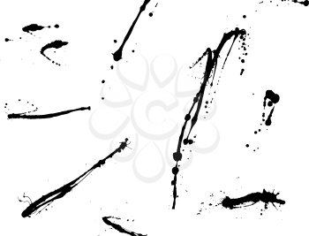 Royalty Free Clipart Image of Paint Splatter
