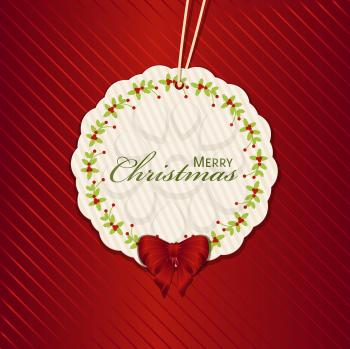Royalty Free Clipart Image of a Christmas Message
