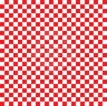 Royalty Free Clipart Image of a Red Checkered Background
