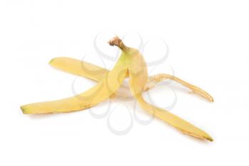 Royalty Free Photo of a Banana Peel