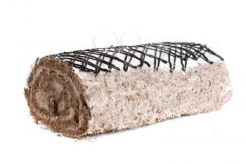 Royalty Free Photo of a Chocolate Swiss Roll