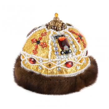 Royalty Free Photo of a Regal Kings Fur Crown