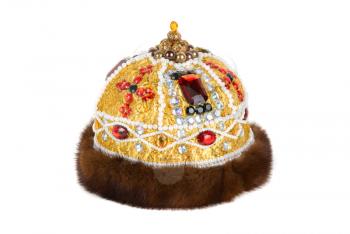 Royalty Free Photo of a Regal Kings Fur Crown