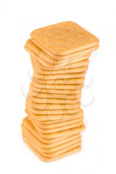 Royalty Free Photo of a Stack of Crackers