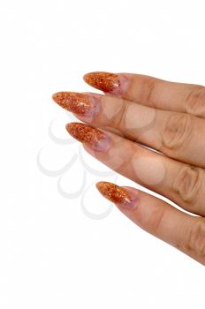 Royalty Free Photo of a Woman's Manicure