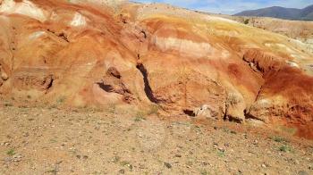 Valley of Mars landscapes in the Altai Mountains, Kyzyl Chin, Siberia, Russia