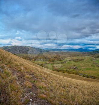 mountains in beauty autumn day
