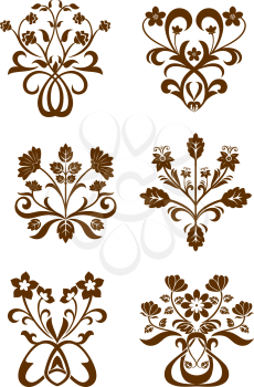 Royalty Free Clipart Image of a Victorian Elements
