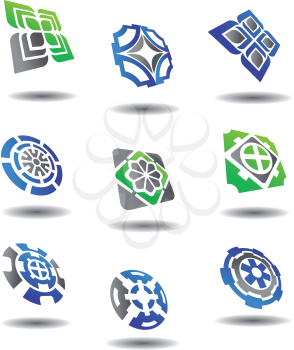 Royalty Free Clipart Image of a Set of Icons