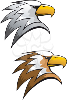 Royalty Free Clipart Image of Eagles