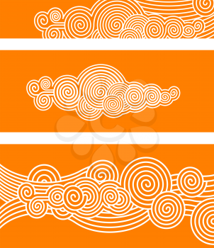 Royalty Free Clipart Image of Circle Backgrounds